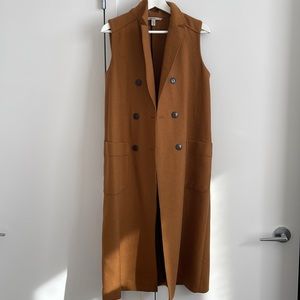 Zara turmeric vest wool blended